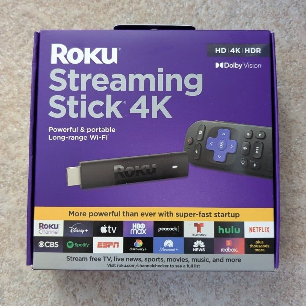 Roku Streaming Stick 4K – Brand New